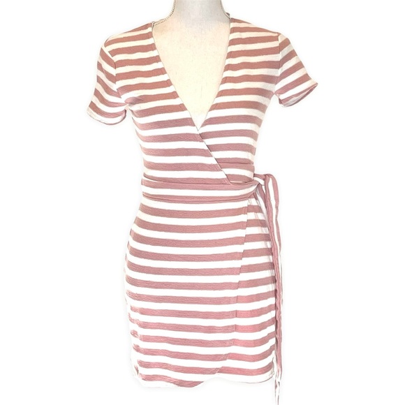 Privacy Please Dresses & Skirts - PRIVACY PLEASE | Striped Wrap Dress